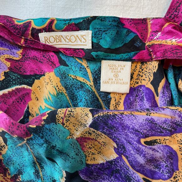 Robinson's Vintage 100% Silk Slip Dress / Sleepwear Size Small - Picture 5 of 6